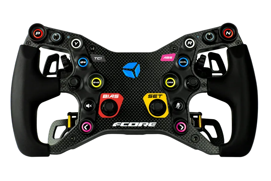 Bundle - Simucube 2 Pro R2 Wheelbase and Cube Controls FCORE Formula Steering Wheel for PC