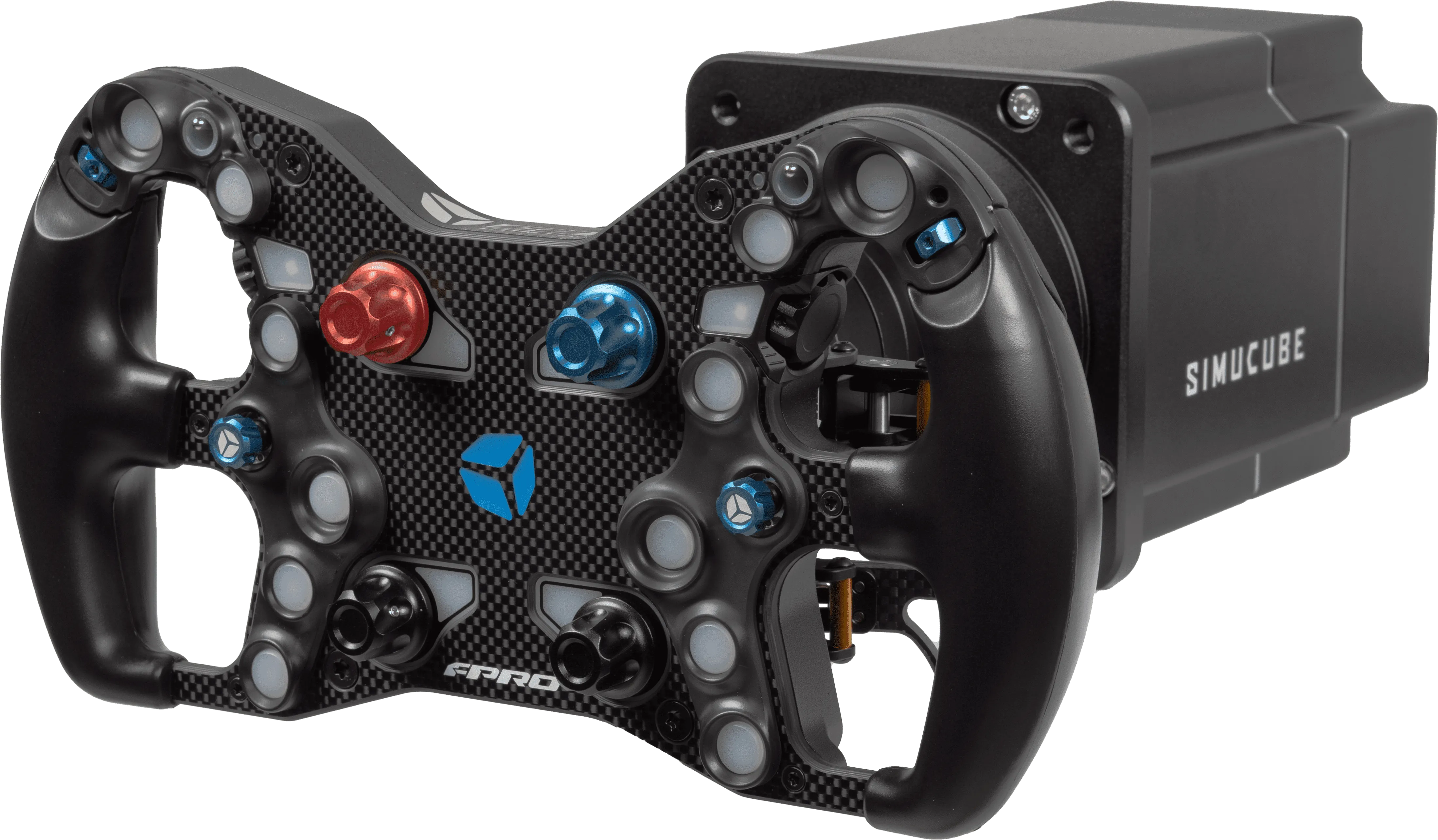 Bundle - Simucube 2 Pro R2 Wheelbase and Cube Controls FPRO Formula Steering Wheel for PC