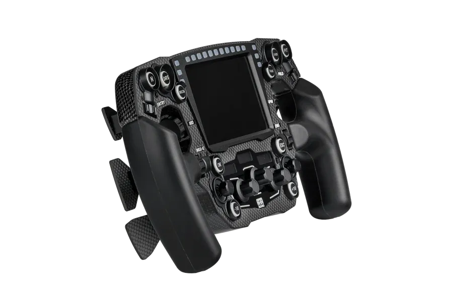 Bundle - Simucube 2 Pro R2 Wheelbase and Rexing Carbon Fiber Formula Mayaris 2 Steering Wheel for PC