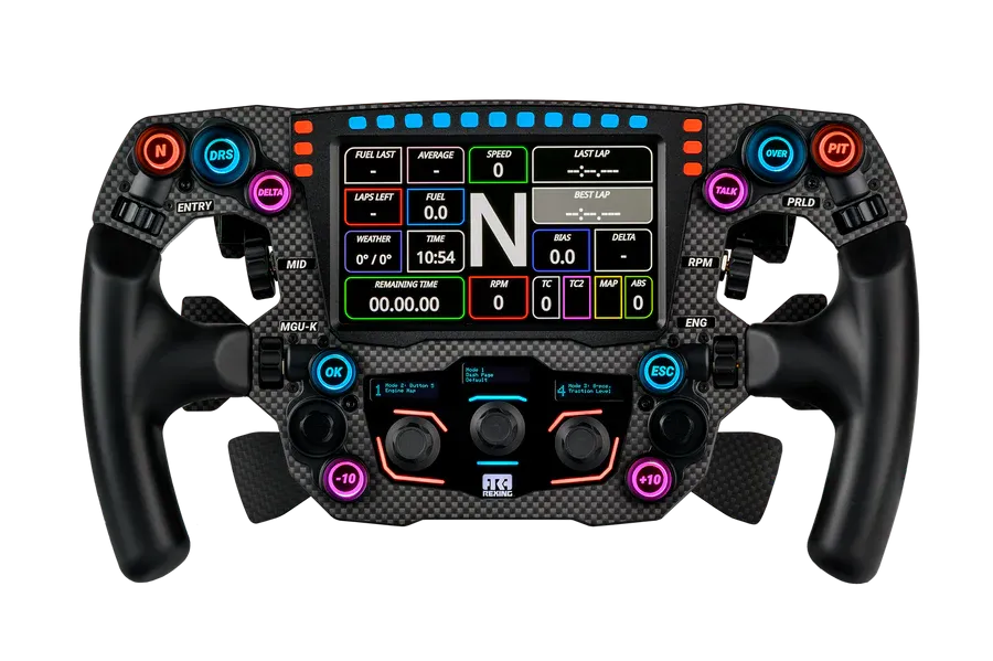 Bundle - Simucube 2 Pro R2 Wheelbase and Rexing Carbon Fiber Formula Mayaris 2 Steering Wheel for PC