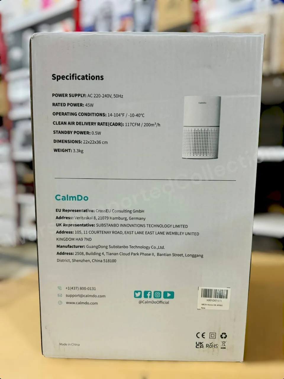 CalmDo True HEPA Air Purifier