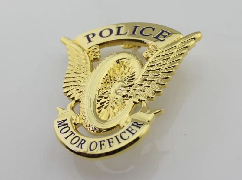 CHP MOTOR OFFICER cap badge, helmet badge
