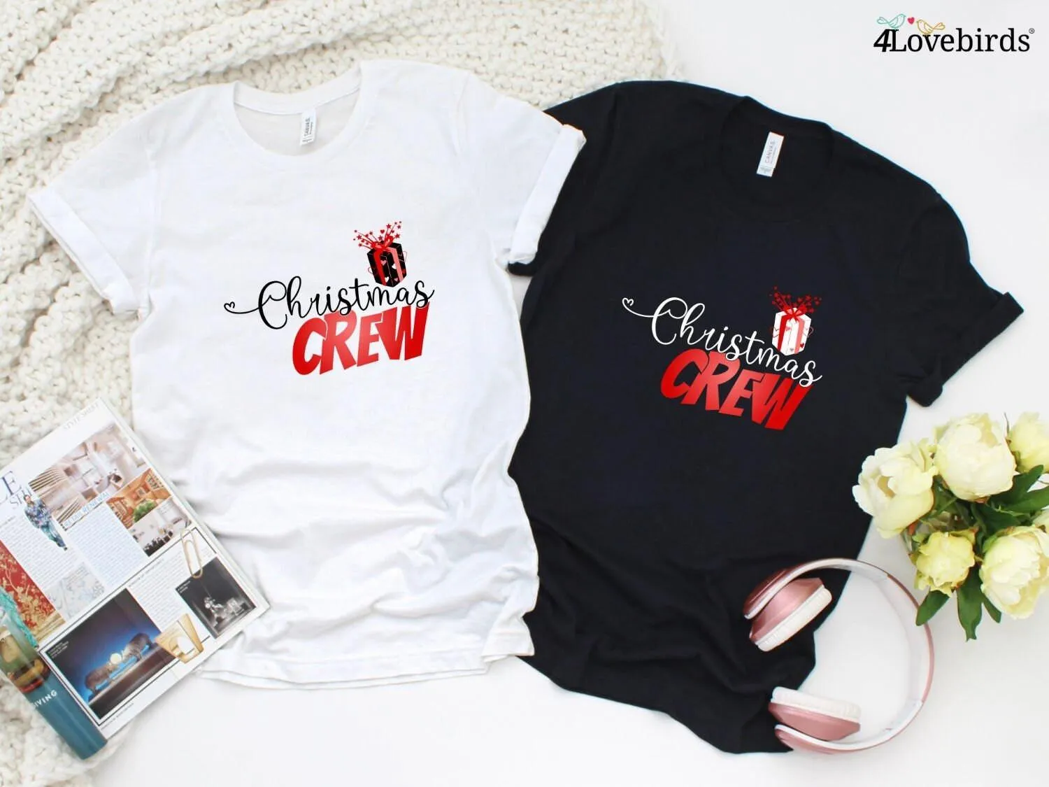 Christmas Crew Hoodie | Christmas Family Crew Sweatshirts | Christmas Family Long Sleeve Shirts | Christmas T-shirt For Family