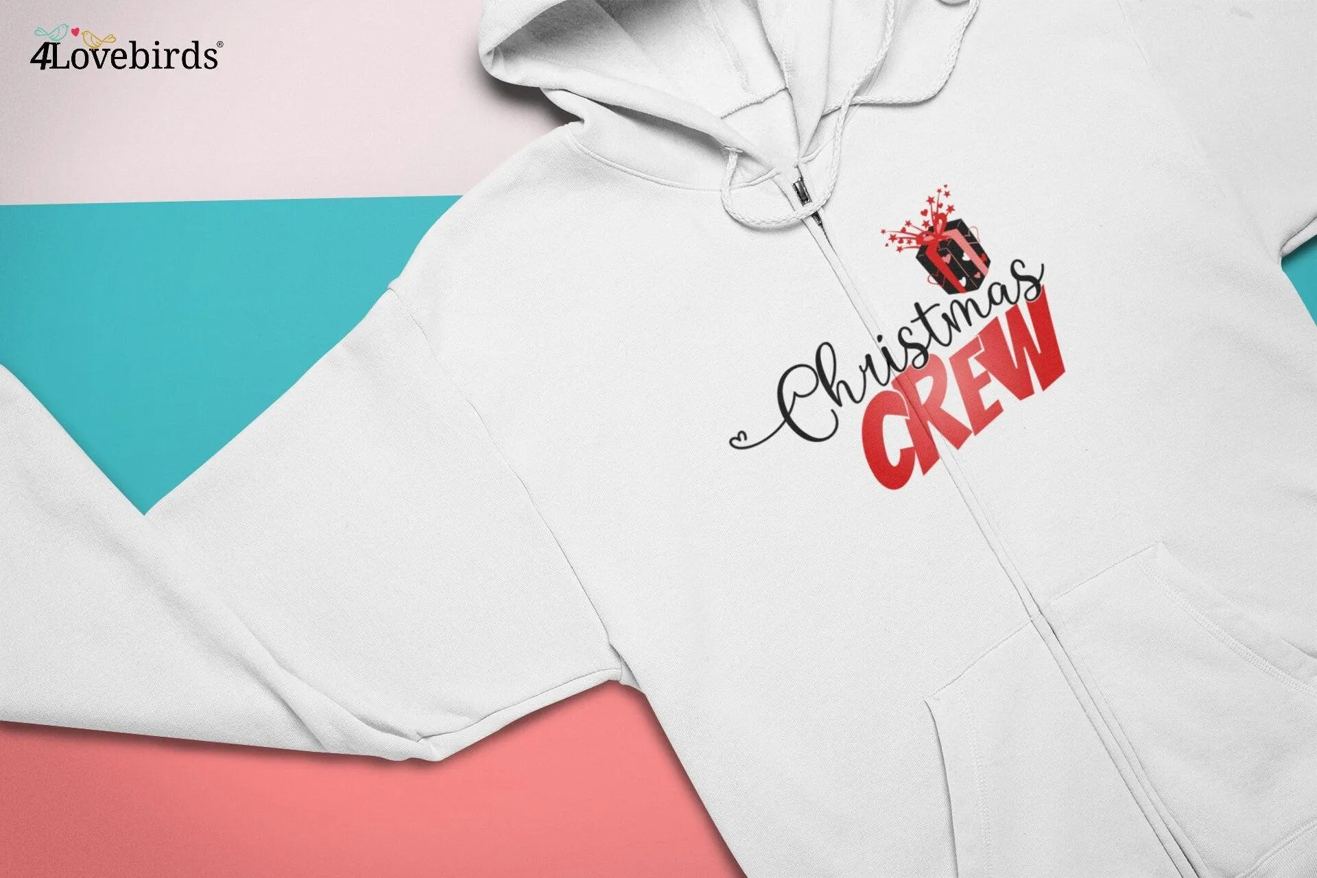 Christmas Crew Hoodie | Christmas Family Crew Sweatshirts | Christmas Family Long Sleeve Shirts | Christmas T-shirt For Family