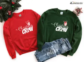 Christmas Crew Hoodie | Christmas Family Crew Sweatshirts | Christmas Family Long Sleeve Shirts | Christmas T-shirt For Family
