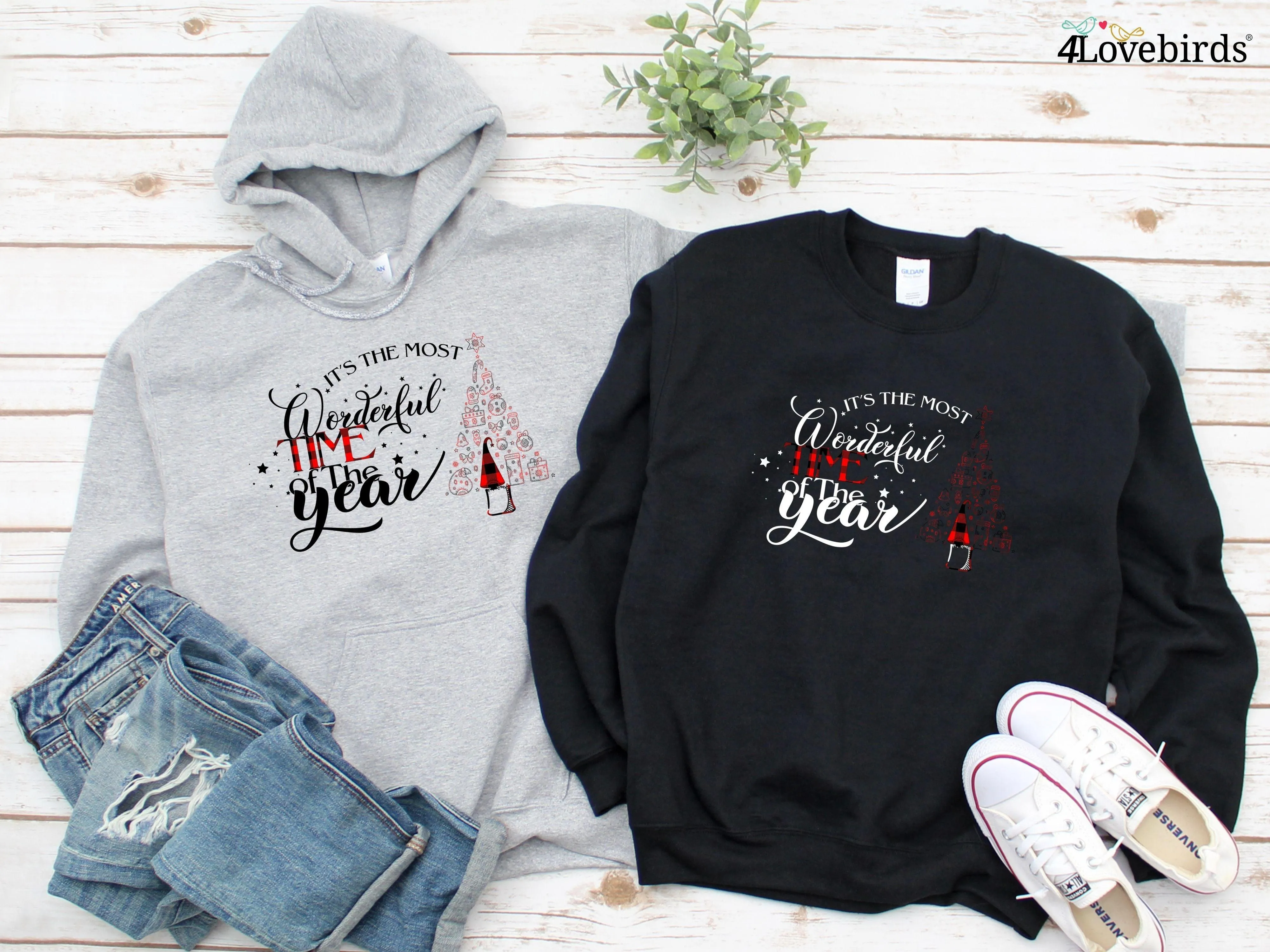 Christmas Hoodie, It's The Most Wonderful Time Of The Year Sweatshirt, Merry Christmas, Matching Family Pajamas, Family Matching Shirt, Gift