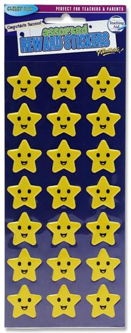 Clever Kidz Pop-Up Reward Stickers 2 Assorted Styles