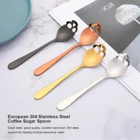 Coffee Scoop Skull 4 Colors Mixing Spoon Stainless Steel