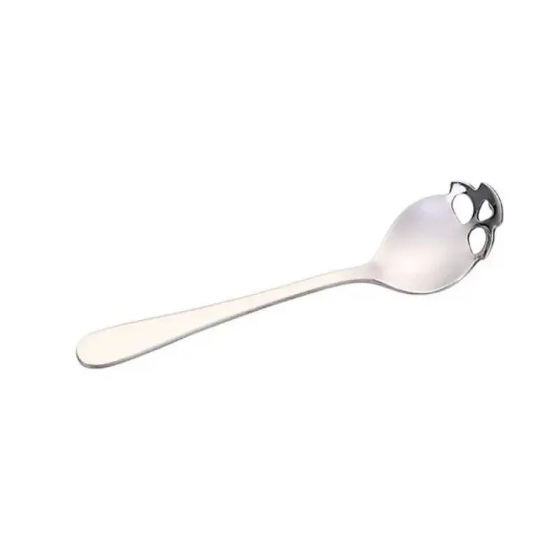 Coffee Scoop Skull 4 Colors Mixing Spoon Stainless Steel