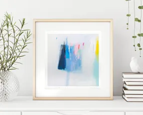 colourful home decor painting modern wall abstract art, miniature painting 10"x10" by Camilo Mattis