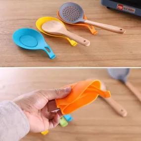 Counter Top Silicone Spoon Holder ( Pack Of 2 )