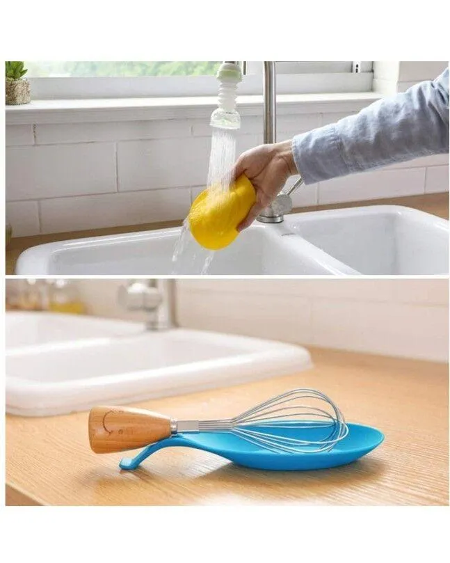 Counter Top Silicone Spoon Holder ( Pack Of 2 )