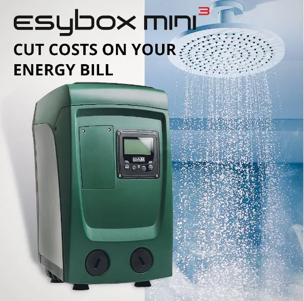 DAB E.SYBOX MINI 3 0.85kW Variable Speed Pressure Boosting Pump (Max 80LPM/500kPa)