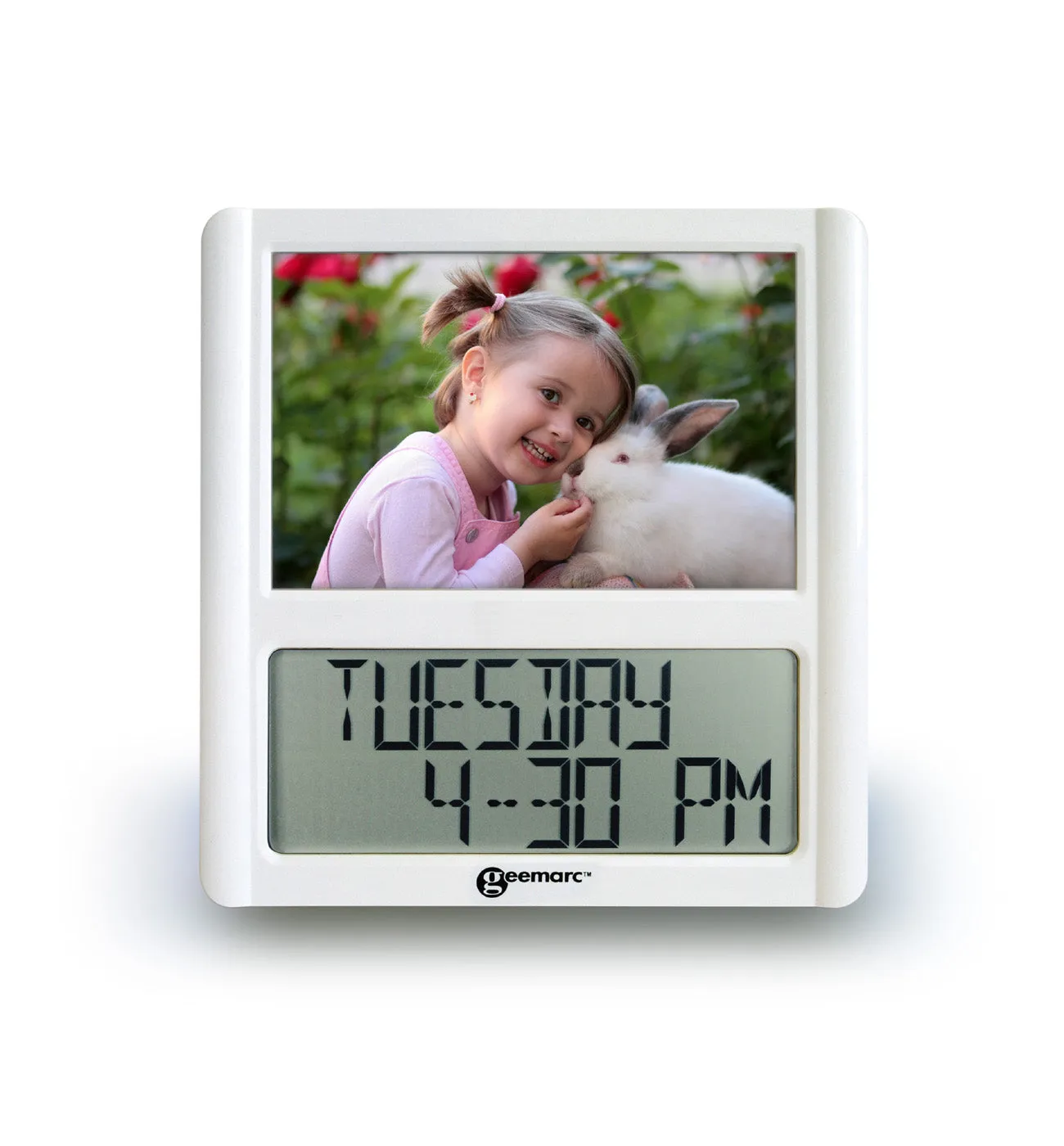 Digital clock with photo frame - VAT free