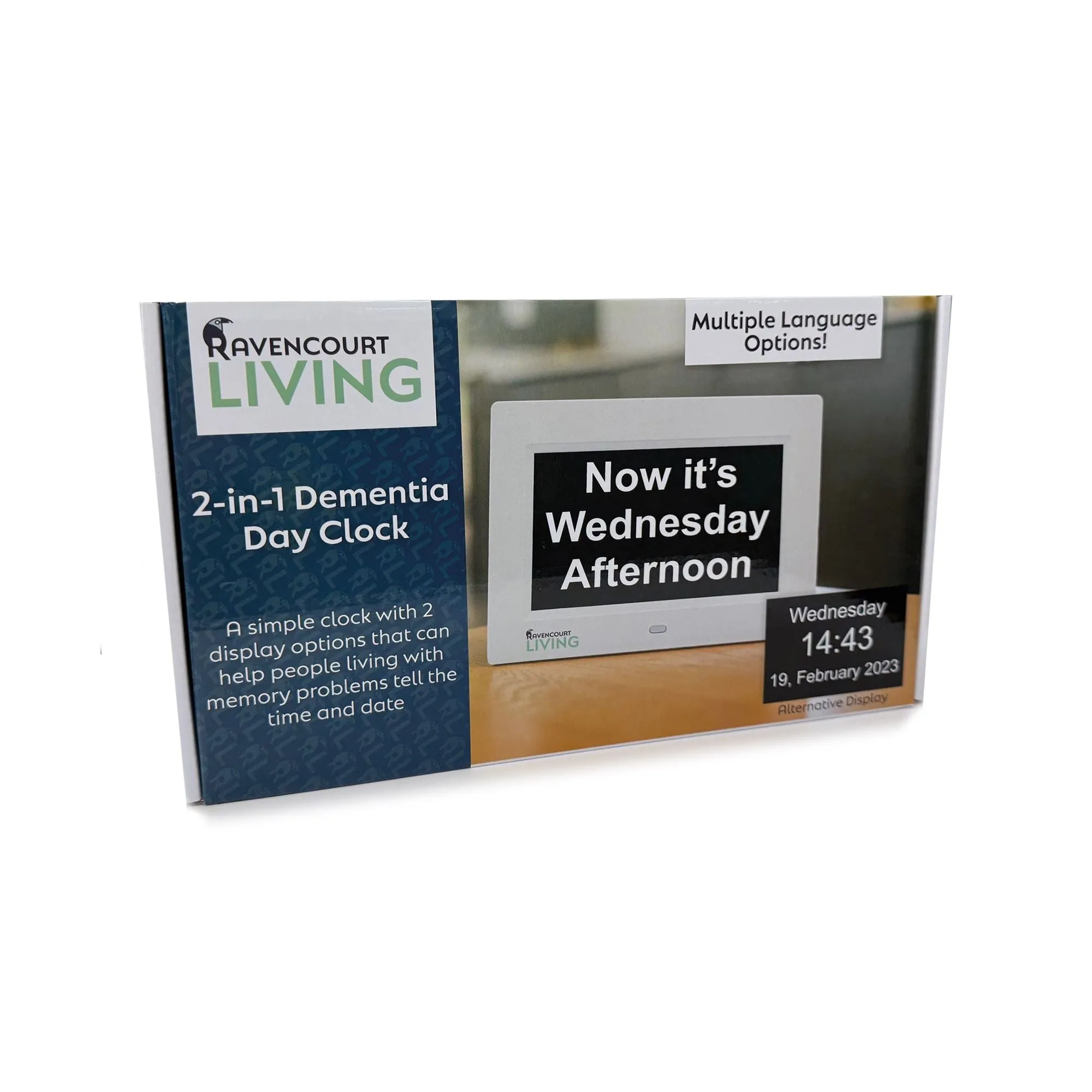 Dual-display dementia day clock - VAT Free