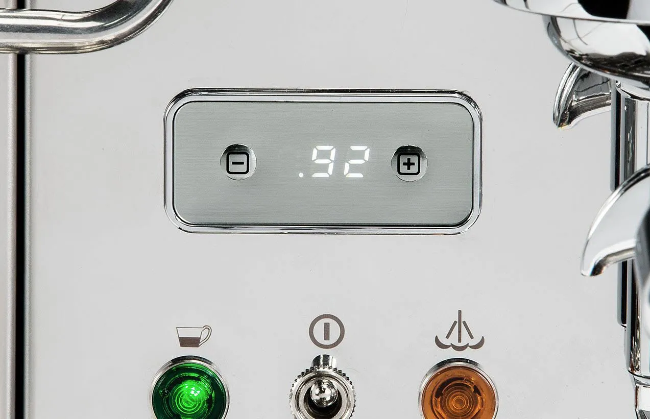 ECM Synchronika Olive Wood Espresso Machine