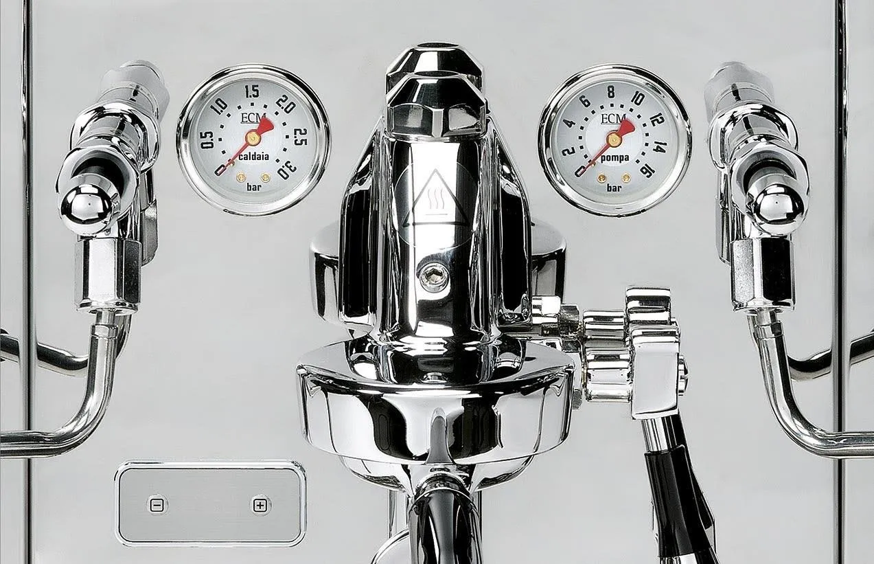 ECM Synchronika Olive Wood Espresso Machine