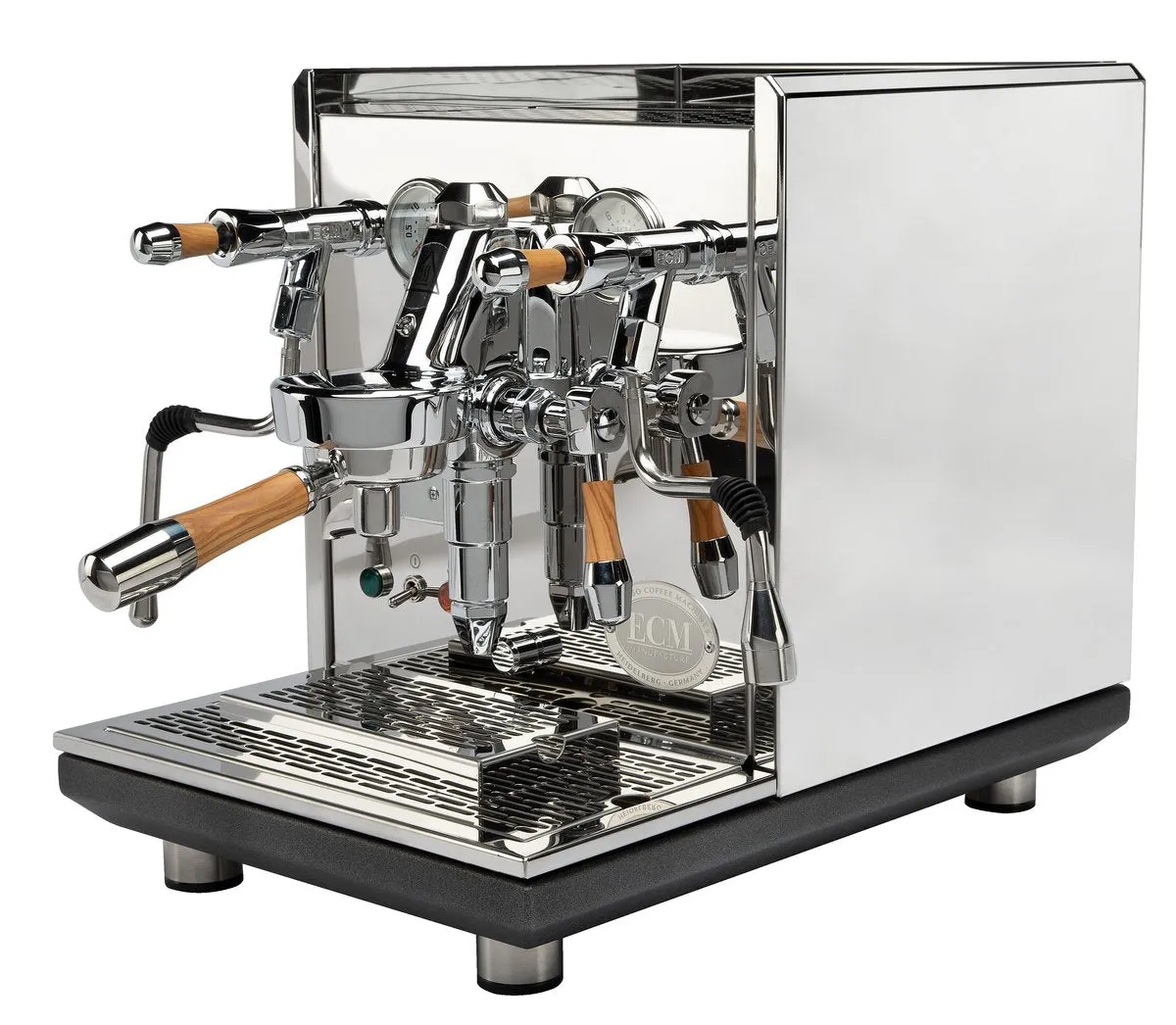 ECM Synchronika Olive Wood Espresso Machine
