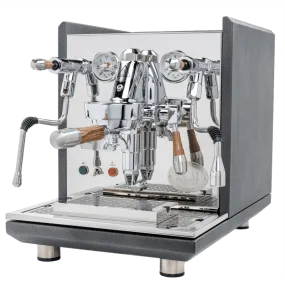 ECM Synchronika Zebra Wood and Anthracite Espresso Machine