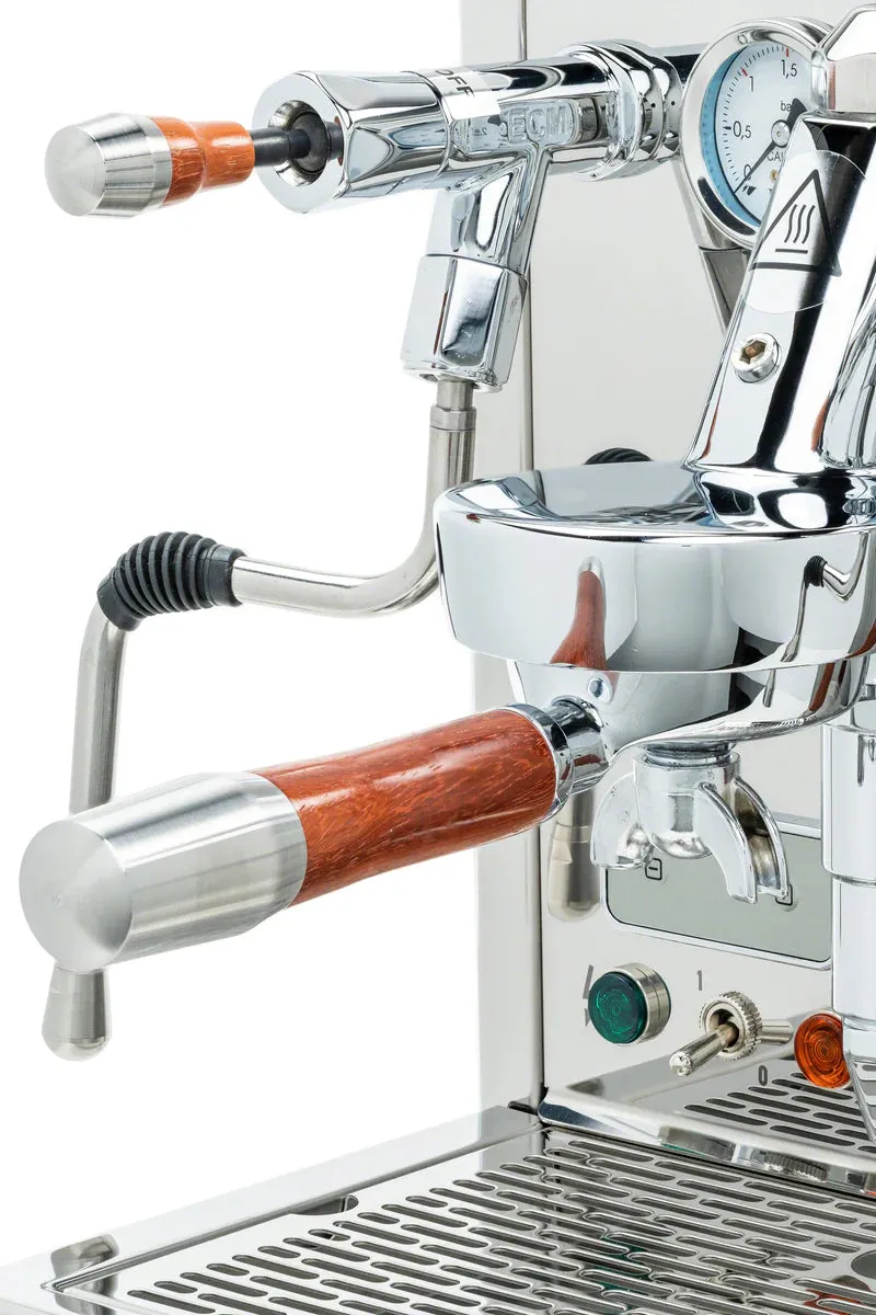 ECM Technika V Profi PID Paduak Wood Espresso Machine