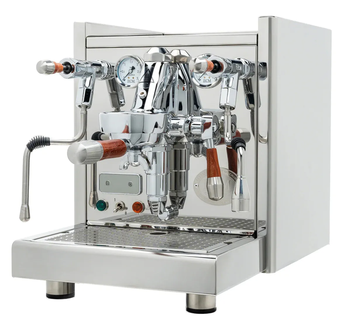 ECM Technika V Profi PID Paduak Wood Espresso Machine
