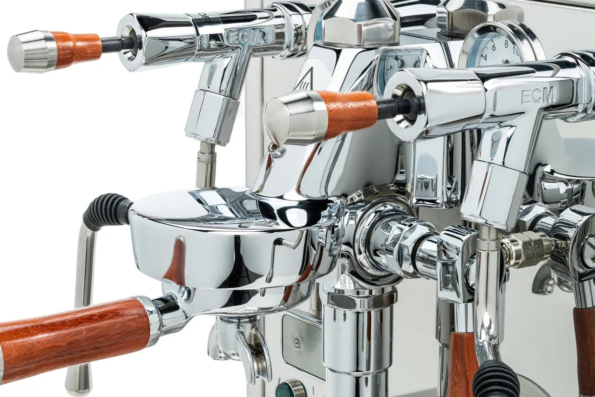 ECM Technika V Profi PID Paduak Wood Espresso Machine