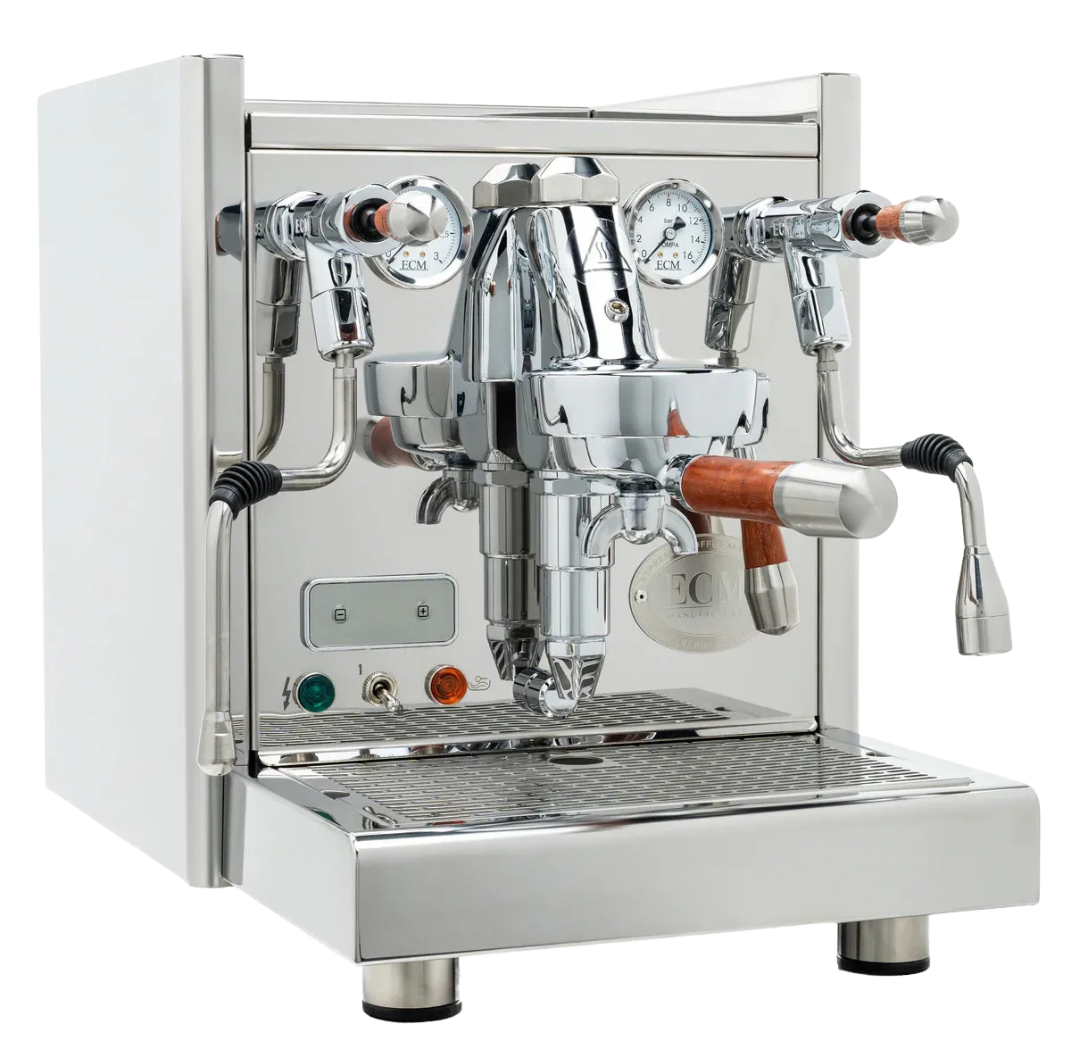 ECM Technika V Profi PID Paduak Wood Espresso Machine