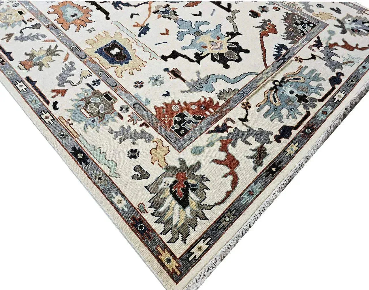 Emery Hand Knotted Oushak Rug