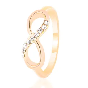 FAMSHIN Fashion pour 8 word alloy with ring all-match simple ring jewelry luxury temperament female