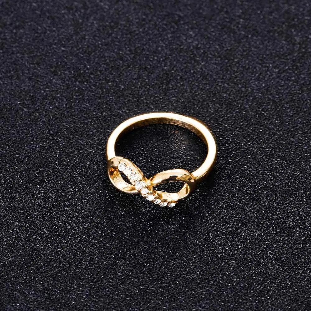 FAMSHIN Fashion pour 8 word alloy with ring all-match simple ring jewelry luxury temperament female