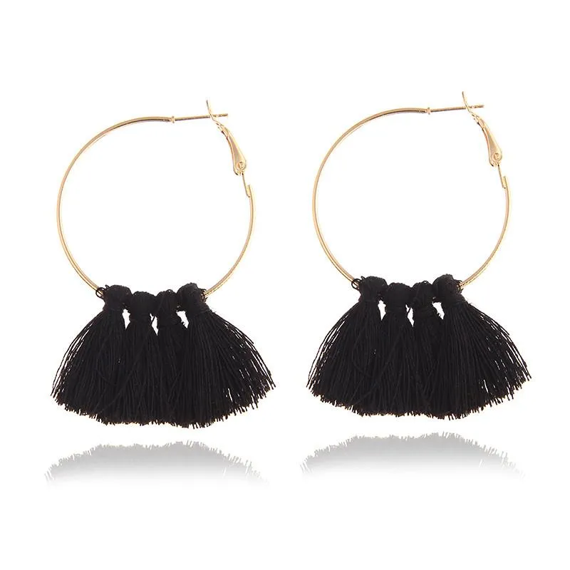 Fashion Women Statement Tassel Earrings Bohemian Multicolored ethnic Drop Earrings For Women Wedding Charm Jewelry Wholesale A14
