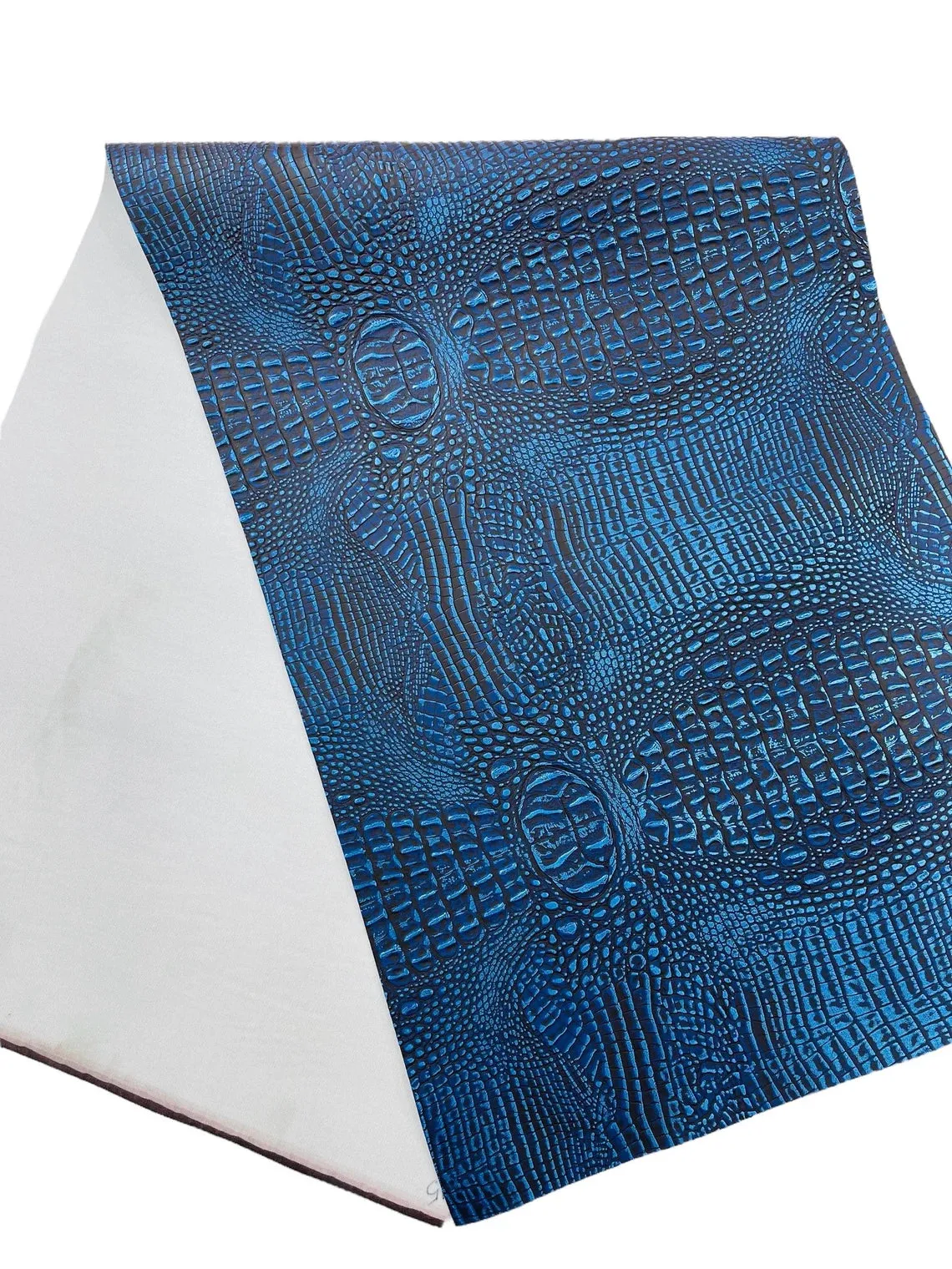 Faux Alligator Print on Vinyl Fabric - High Quality Faux Animal Print Skin Vinyl Sold by Yard