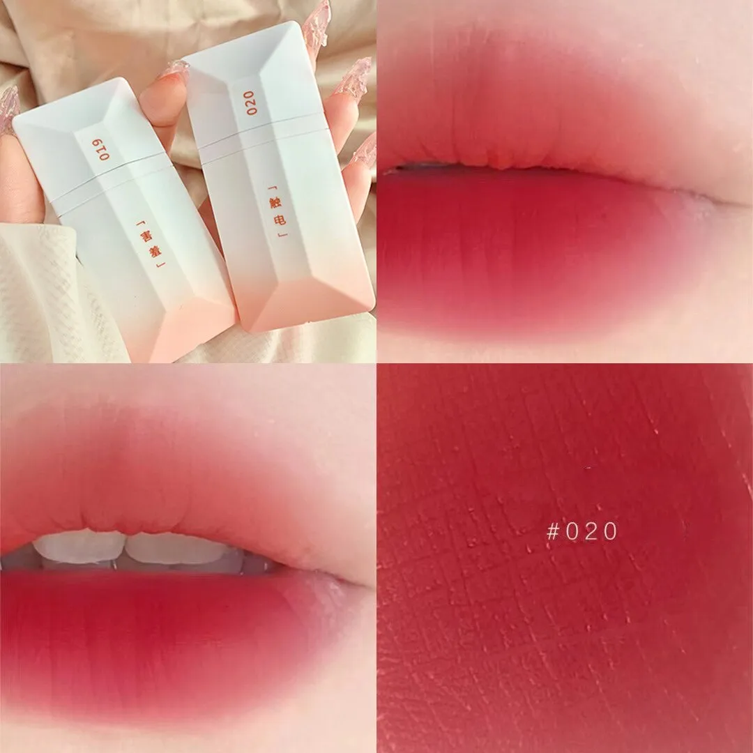Flytonn 10 Colors Girl's Velvet Matte Lipstick Blush Waterproof Long Lasting Sexy Lipgloss Non-Stick Cup Makeup Lip Tint Cosmetic Makeup