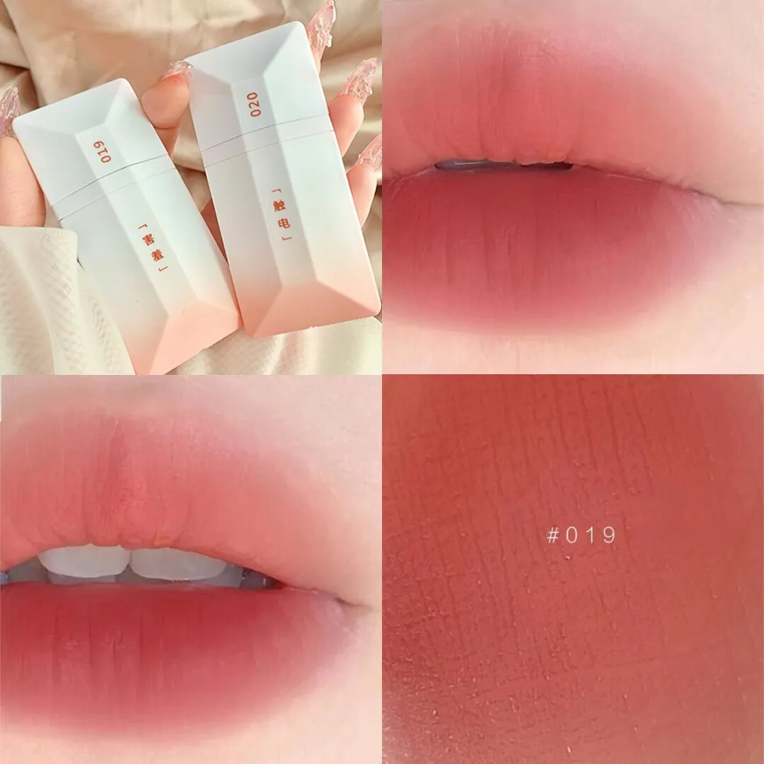 Flytonn 10 Colors Girl's Velvet Matte Lipstick Blush Waterproof Long Lasting Sexy Lipgloss Non-Stick Cup Makeup Lip Tint Cosmetic Makeup
