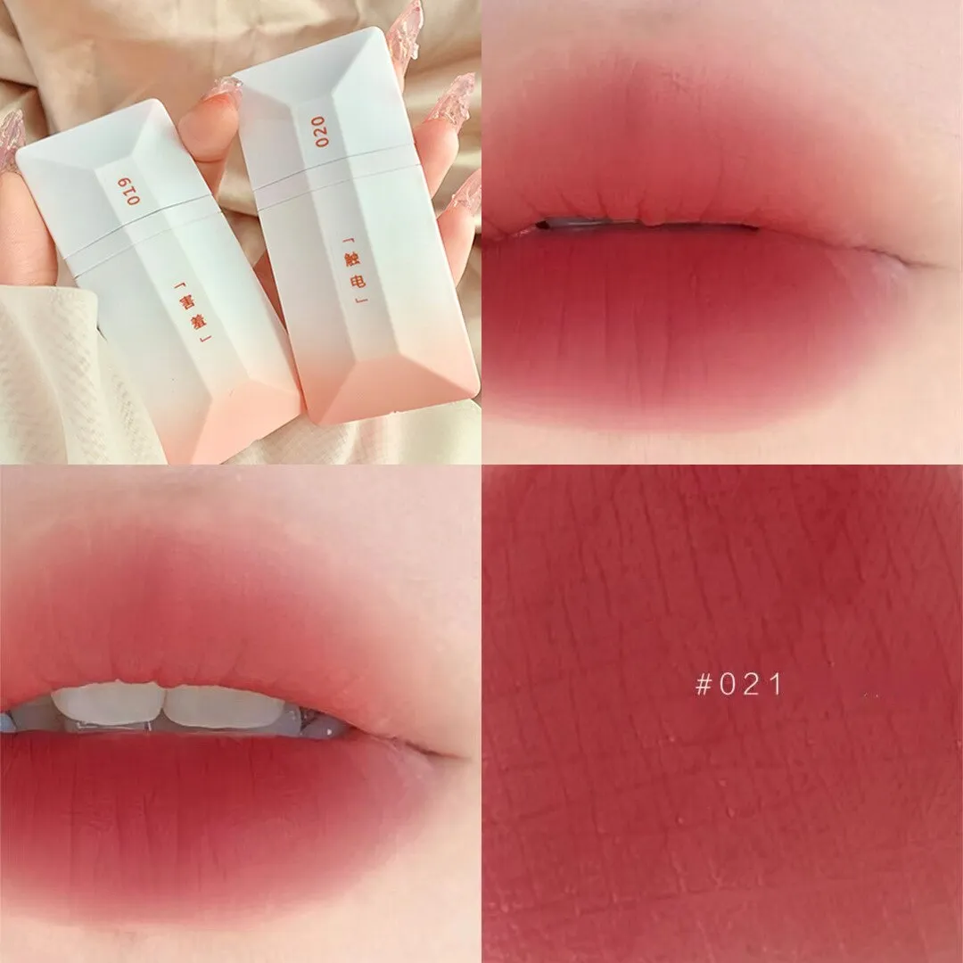 Flytonn 10 Colors Girl's Velvet Matte Lipstick Blush Waterproof Long Lasting Sexy Lipgloss Non-Stick Cup Makeup Lip Tint Cosmetic Makeup