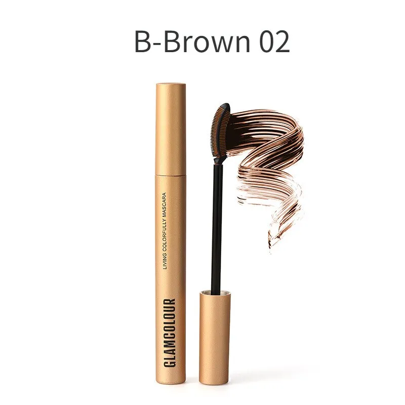 Flytonn 4 Color Fine Brush Mascara Color Fine Brush 3D Mascara Lasting and Not Easy To Smudge Cosmetics Blue Black Mascara