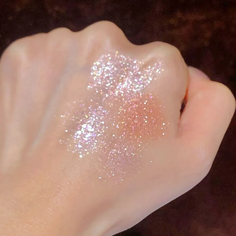 Flytonn 9 Colors Sakura Christmas Palette Shimmer Shine Eyeshadow Palette Matte Glitter Eyeshadow Palette Shiny Eye Pigments Eye Shadow