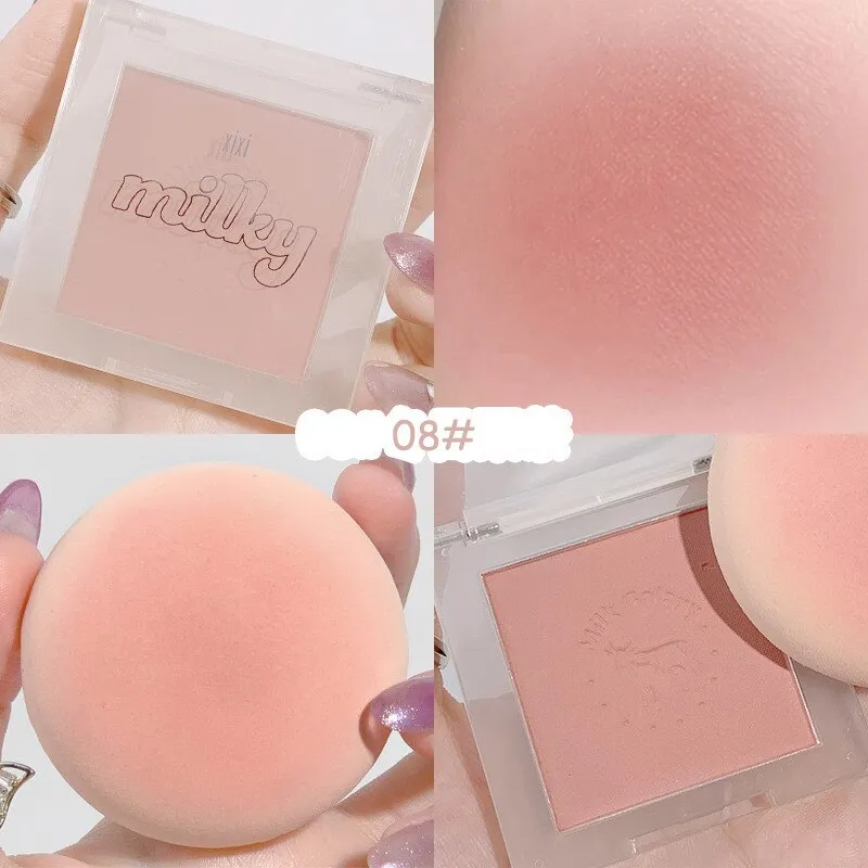 Flytonn Blush Makeup Palette 12 Color Peach Pink Red Rouge Lasting Natural Hawthorn Cheek Tint Waterproof Blusher Cosmetic