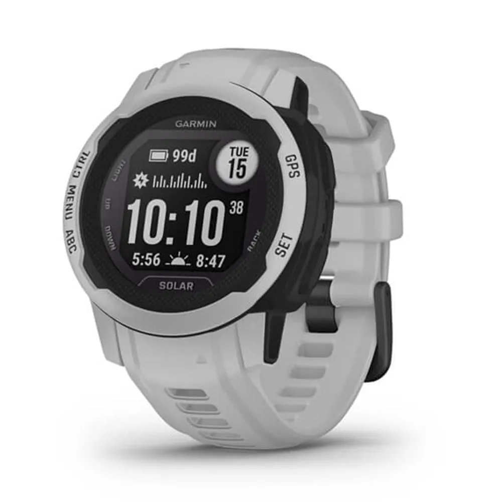 Garmin Instinct 2S Solar Mist Gray Smaller-Sized Multi-GNSS Support Watch - 010-02564-11