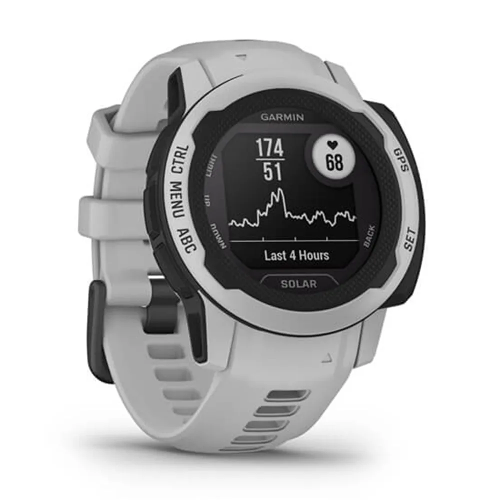 Garmin Instinct 2S Solar Mist Gray Smaller-Sized Multi-GNSS Support Watch - 010-02564-11