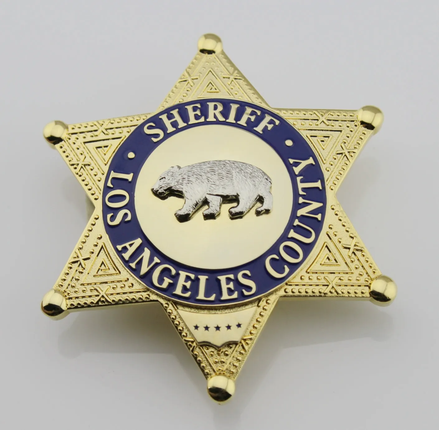 high quality ladp losangeles County, United States Deputy sheriff/sheriff bear badge Replica metal badge