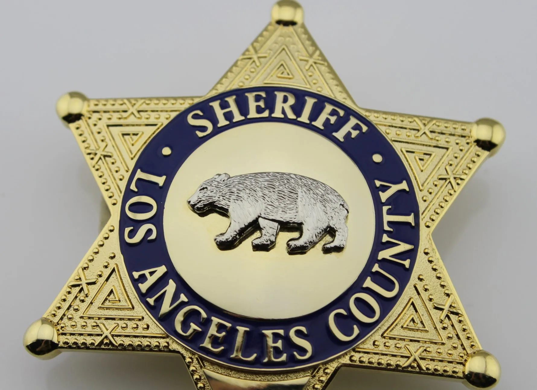 high quality ladp losangeles County, United States Deputy sheriff/sheriff bear badge Replica metal badge