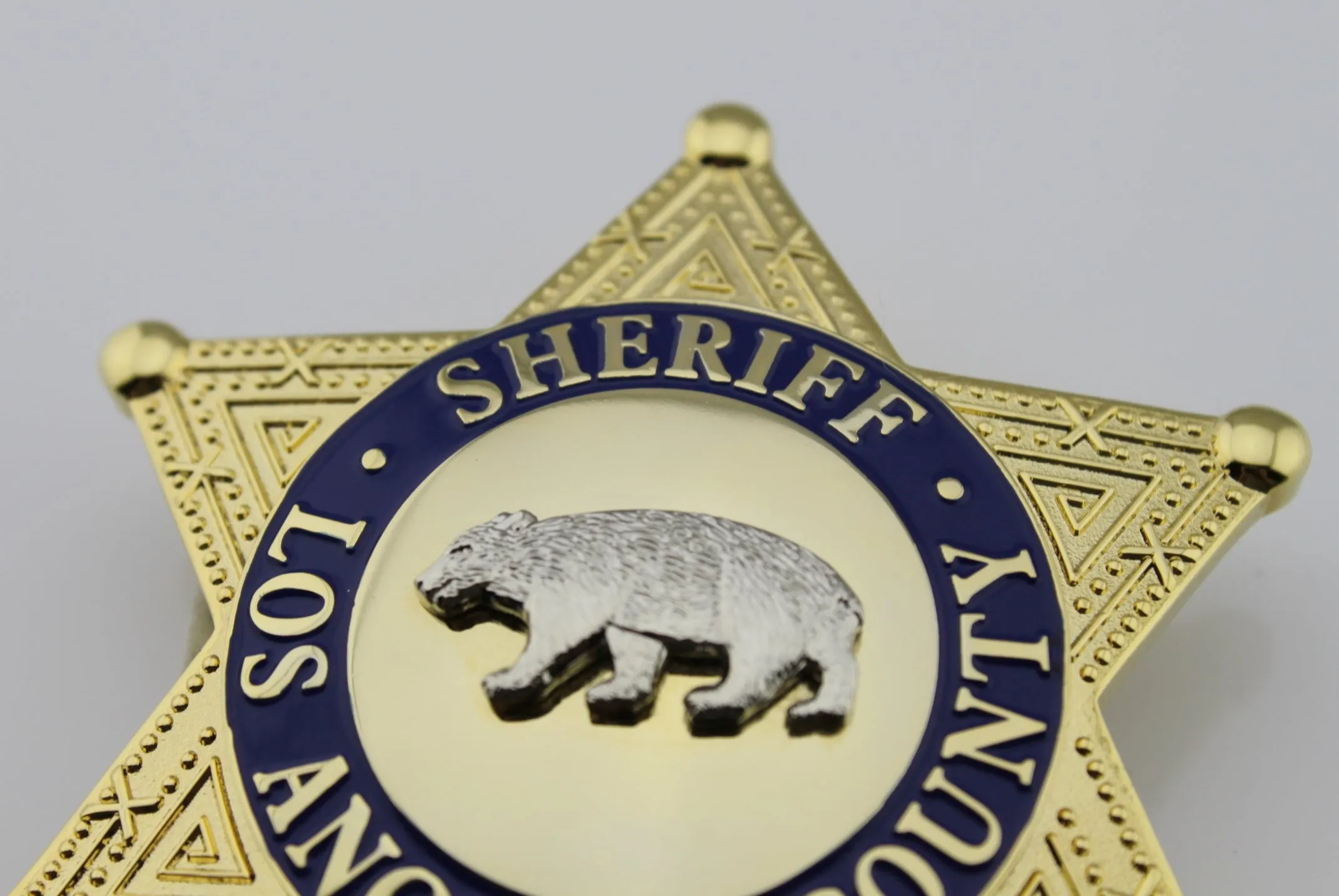high quality ladp losangeles County, United States Deputy sheriff/sheriff bear badge Replica metal badge