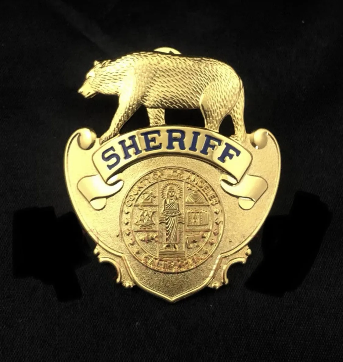 high quality ladp losangeles County, United States Deputy sheriff/sheriff bear badge Replica metal badge