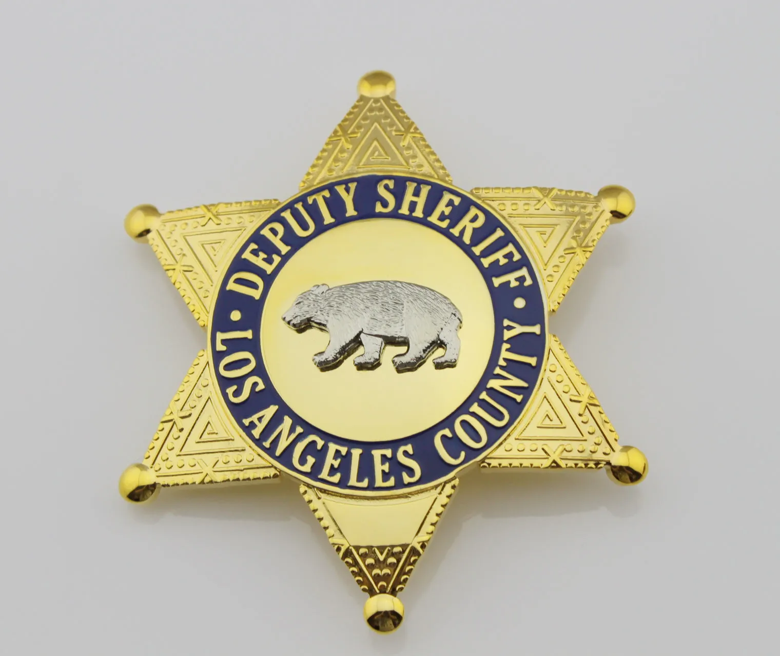 high quality ladp losangeles County, United States Deputy sheriff/sheriff bear badge Replica metal badge