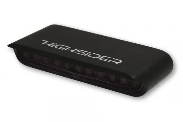 HIGHSIDER 204-110 LED Indicator "STRIPE" Smoke Lens - Black