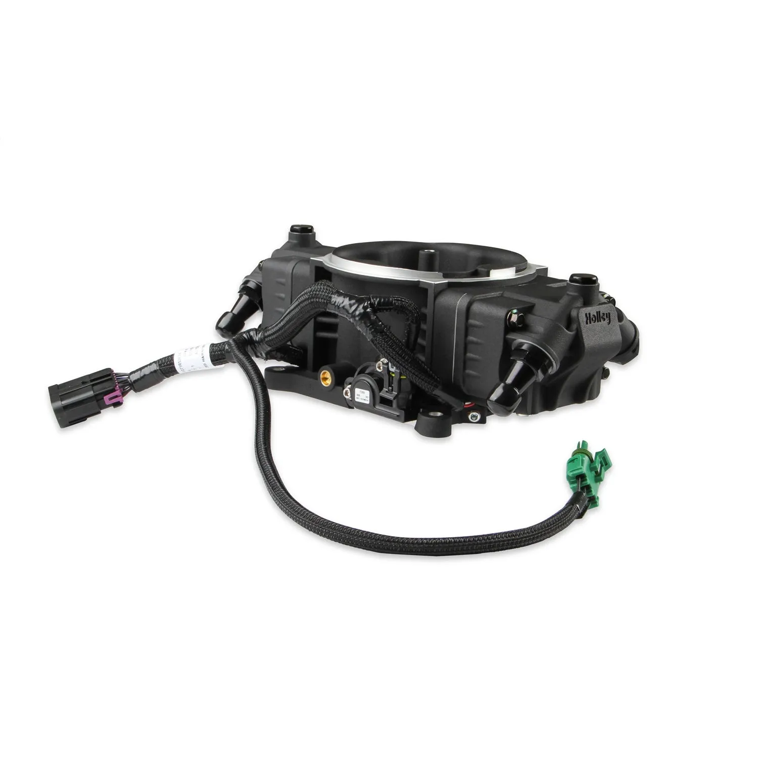 Holley EFI Terminator X Stealth Throttle Body Fuel Injection - Square Bore - Black - GM LS-Series
