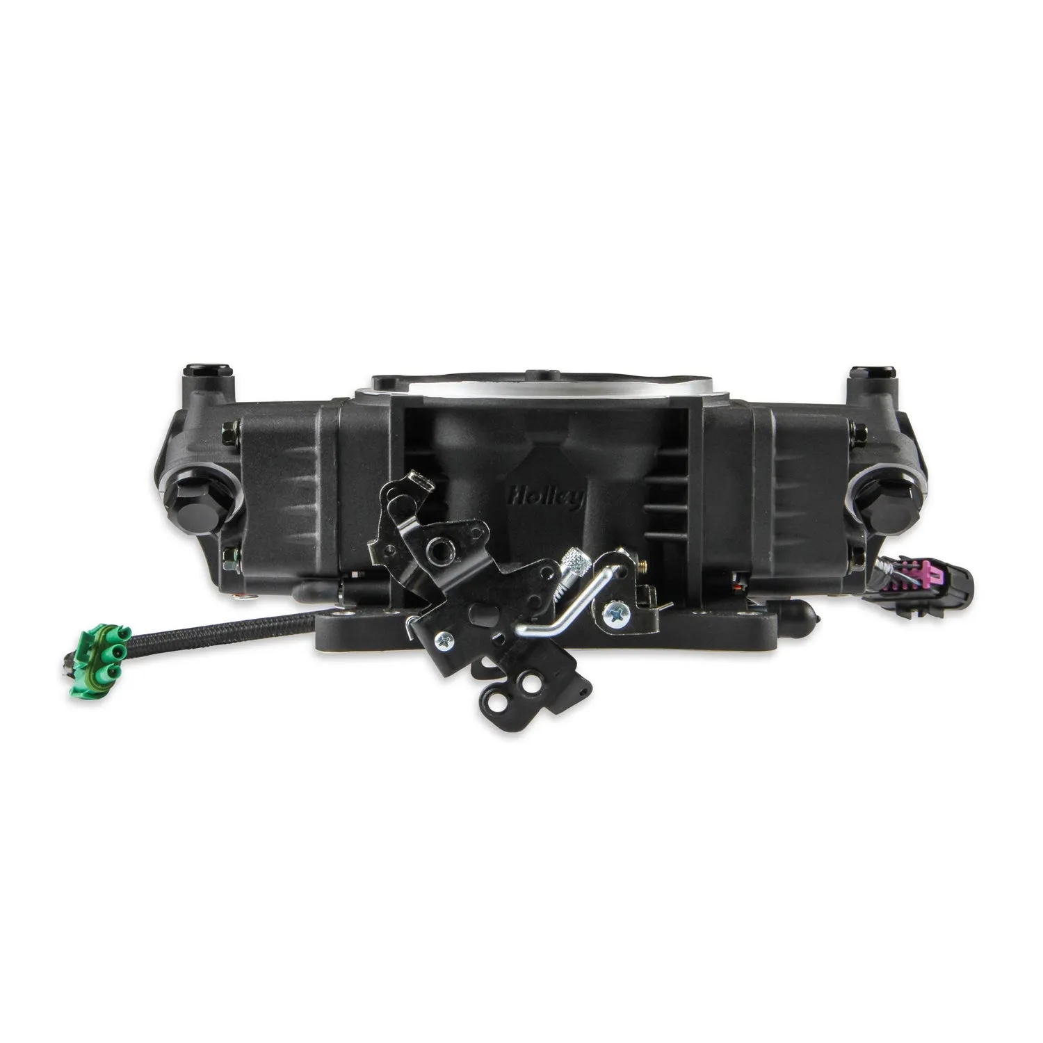 Holley EFI Terminator X Stealth Throttle Body Fuel Injection - Square Bore - Black - GM LS-Series