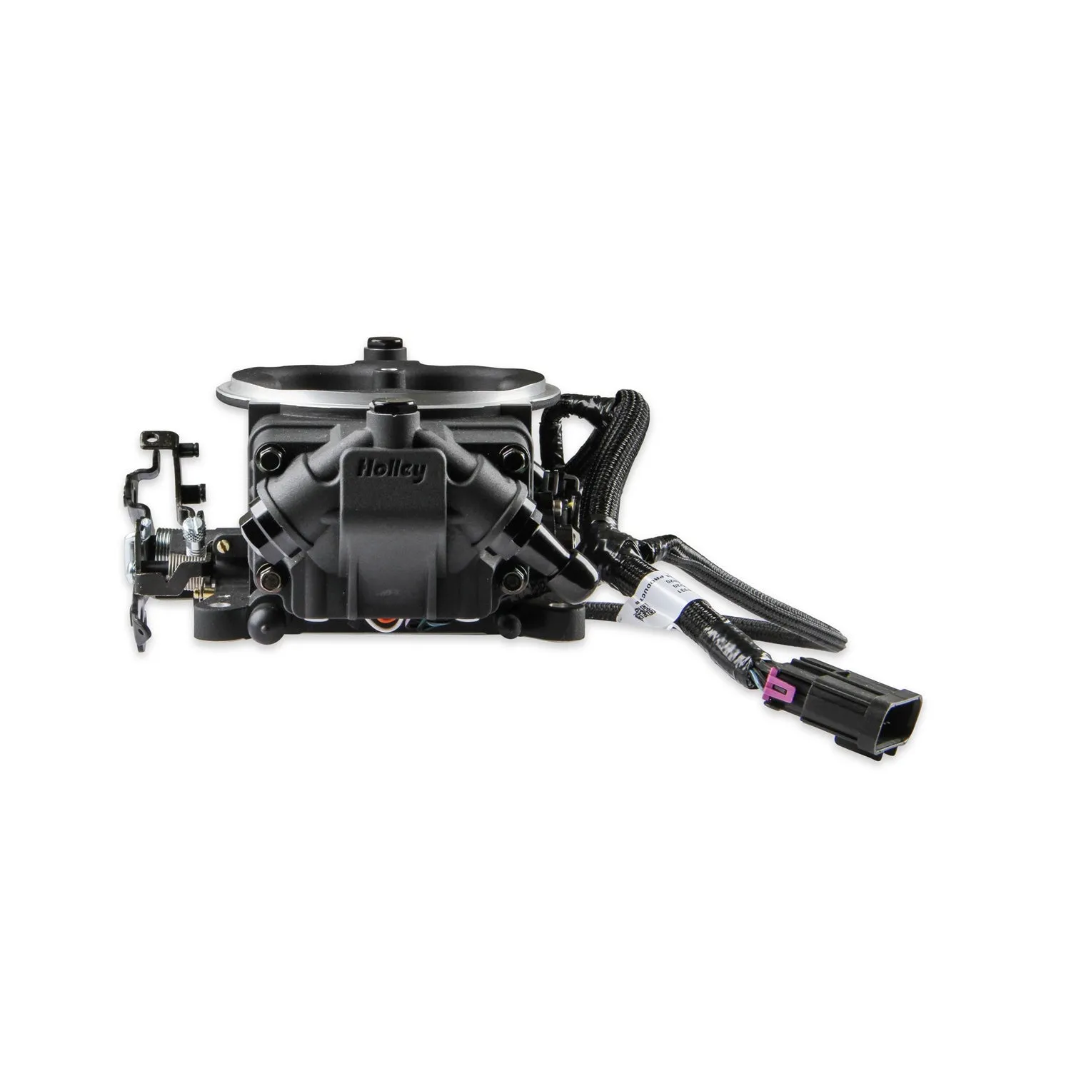 Holley EFI Terminator X Stealth Throttle Body Fuel Injection - Square Bore - Black - GM LS-Series
