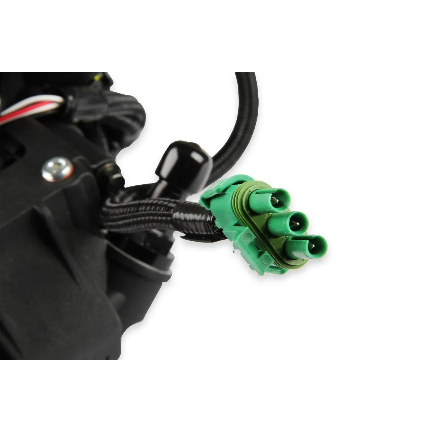 Holley EFI Terminator X Stealth Throttle Body Fuel Injection - Square Bore - Black - GM LS-Series
